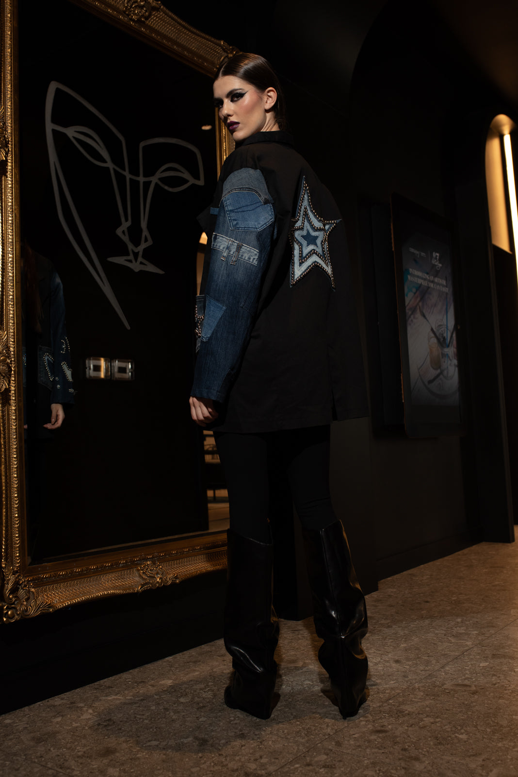 Oversized Downtown Blazer Remix Stud