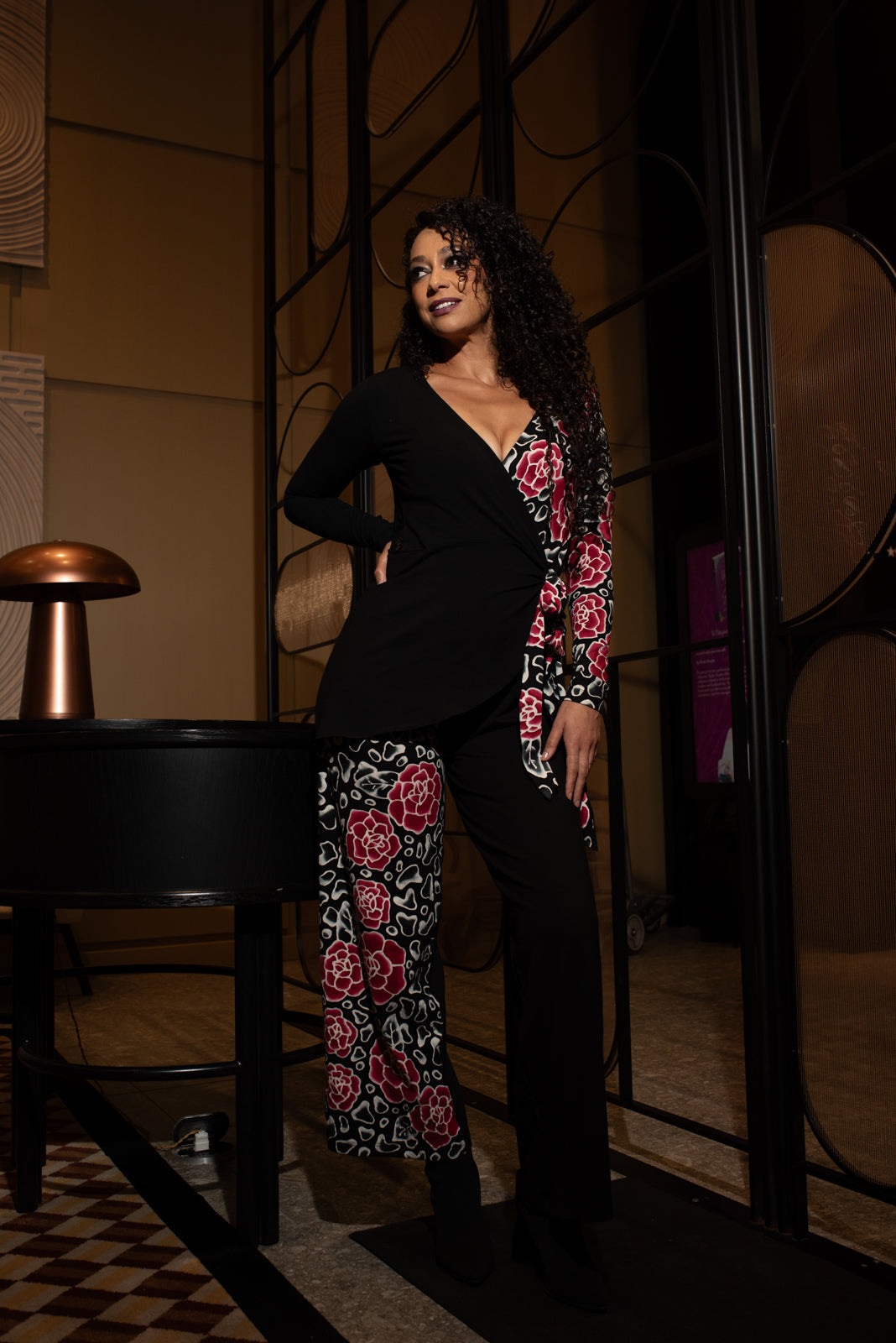 Lace Jumpsuit Velvet Rose