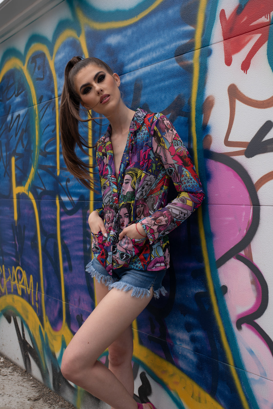 Mesh Blazer Rebel Heart Multi