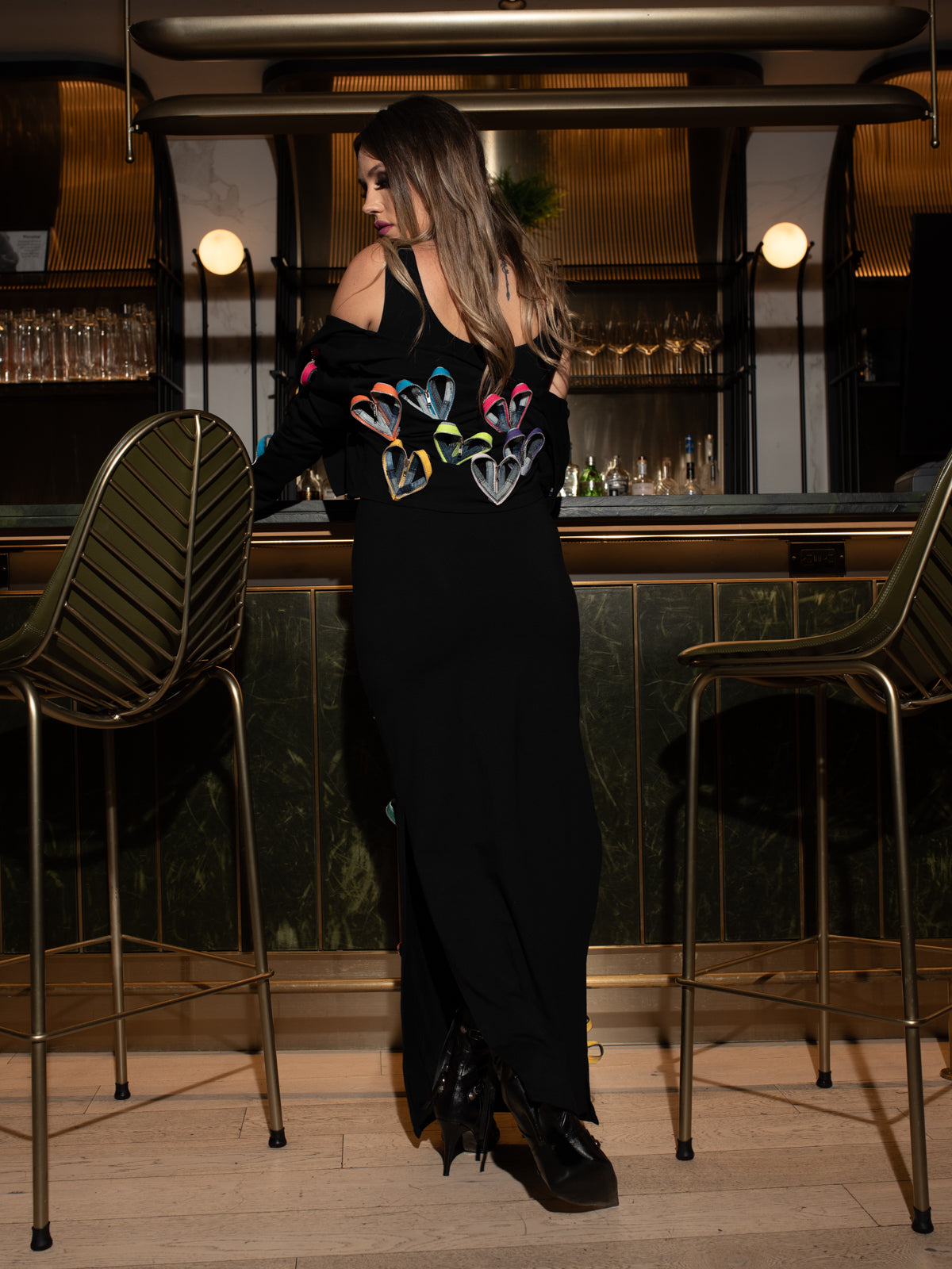 Flow Jacket Heart Zipper Multi