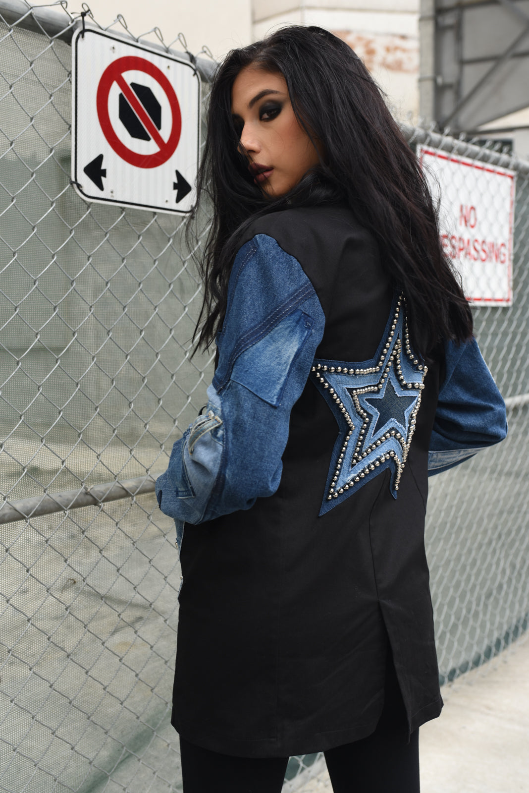 Oversized Downtown Blazer Remix Stud