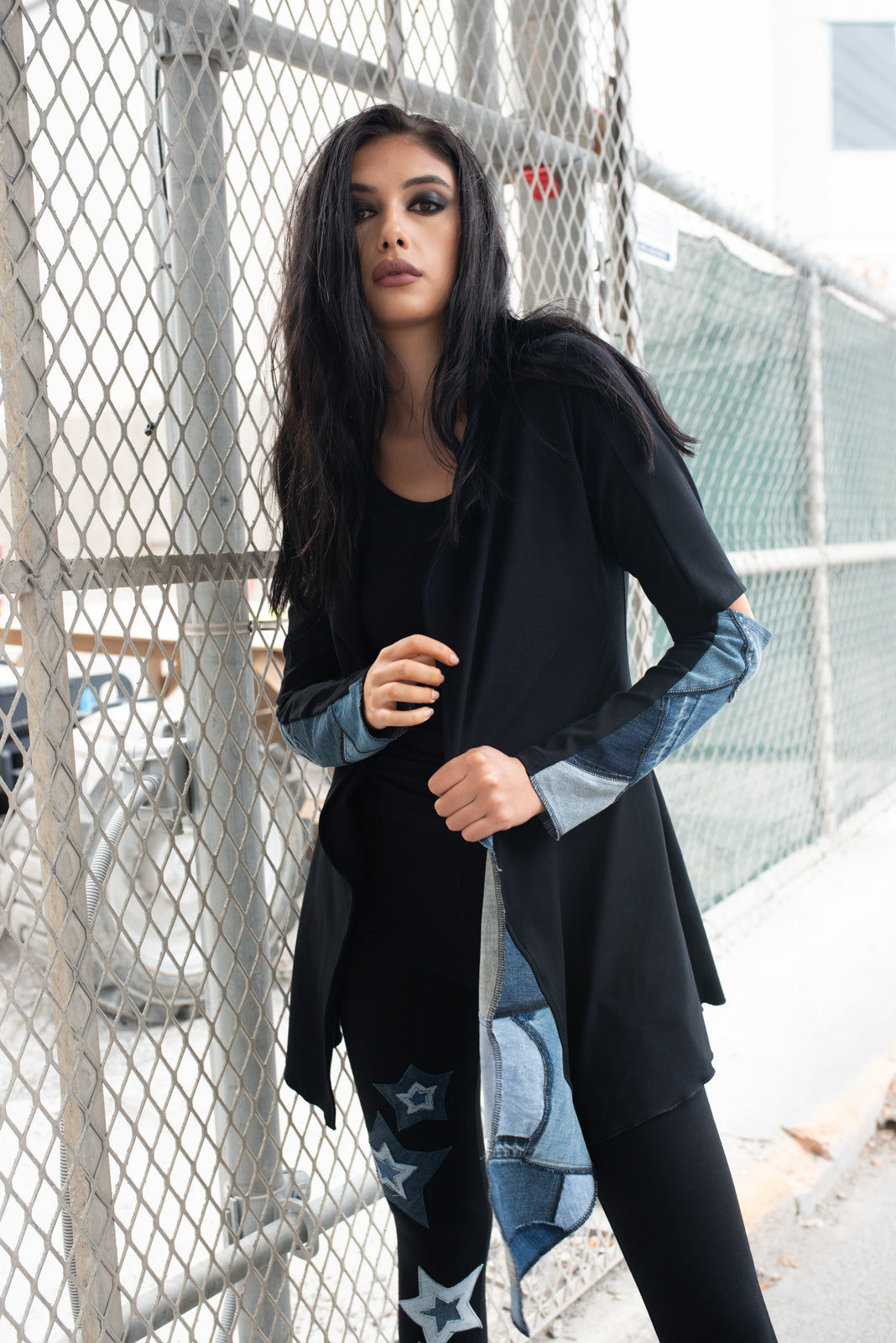 Slit Jacket Remix Denim