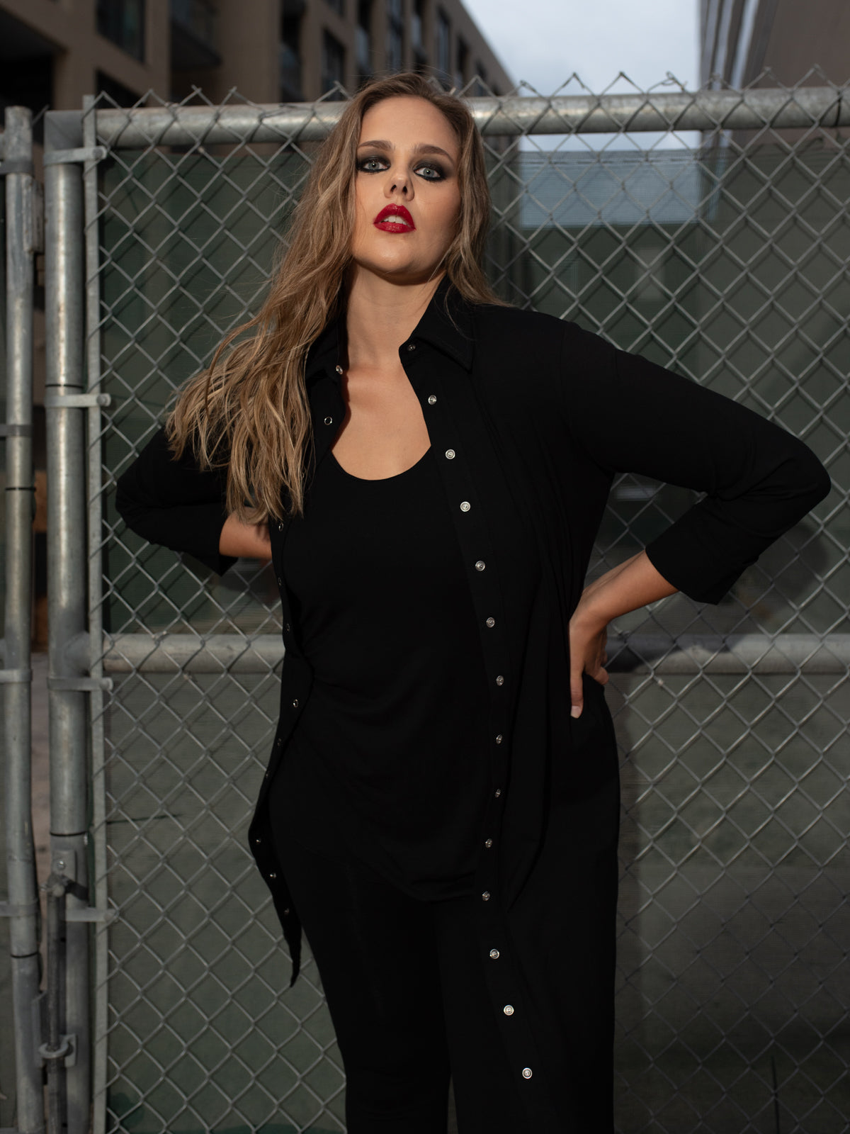 Cafe Dress Black