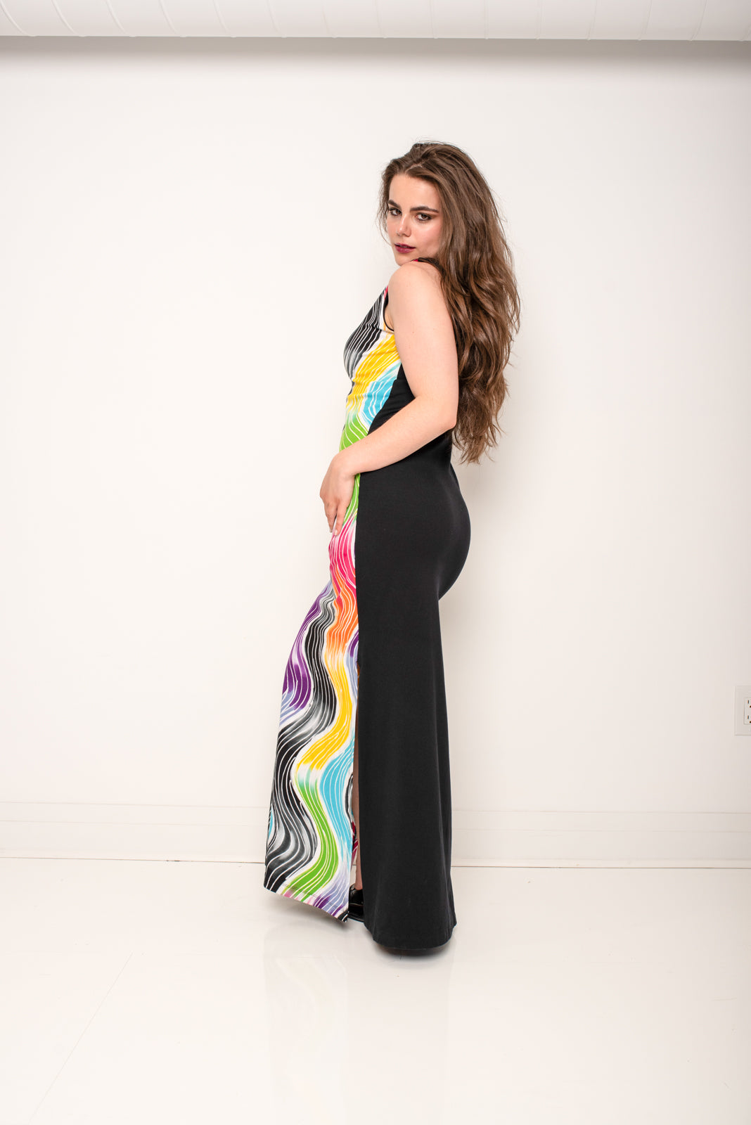 Statement Dress Electric Multi