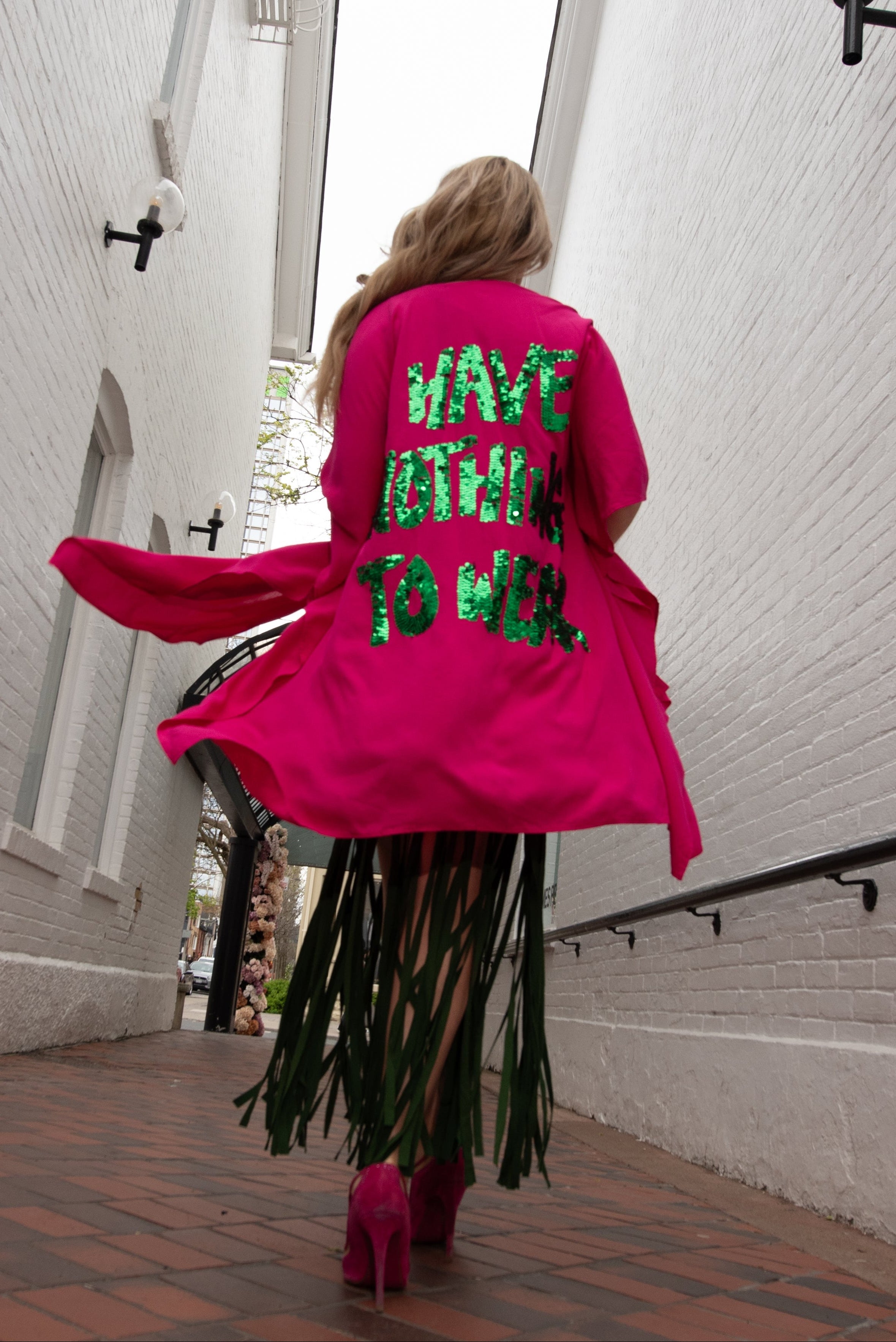 Cover Jacket Black I Have Nothing Pink