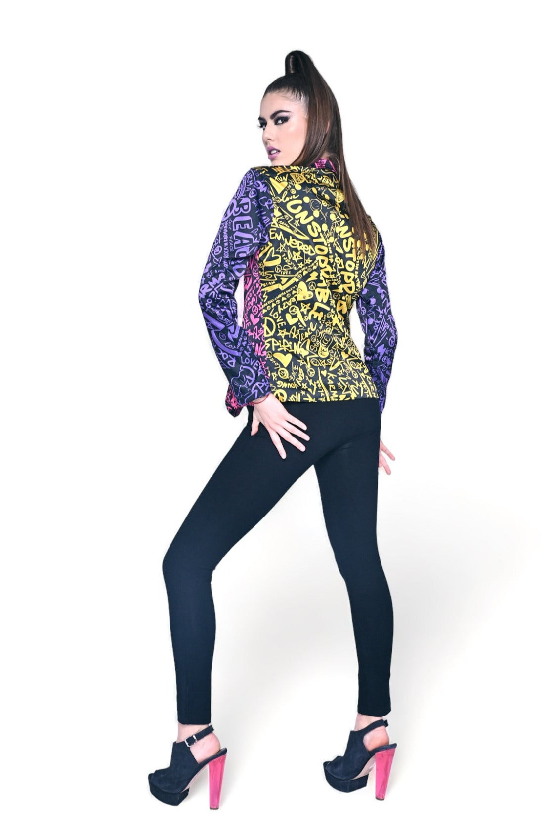 Fitted Blazer Inspiring Karma Multi