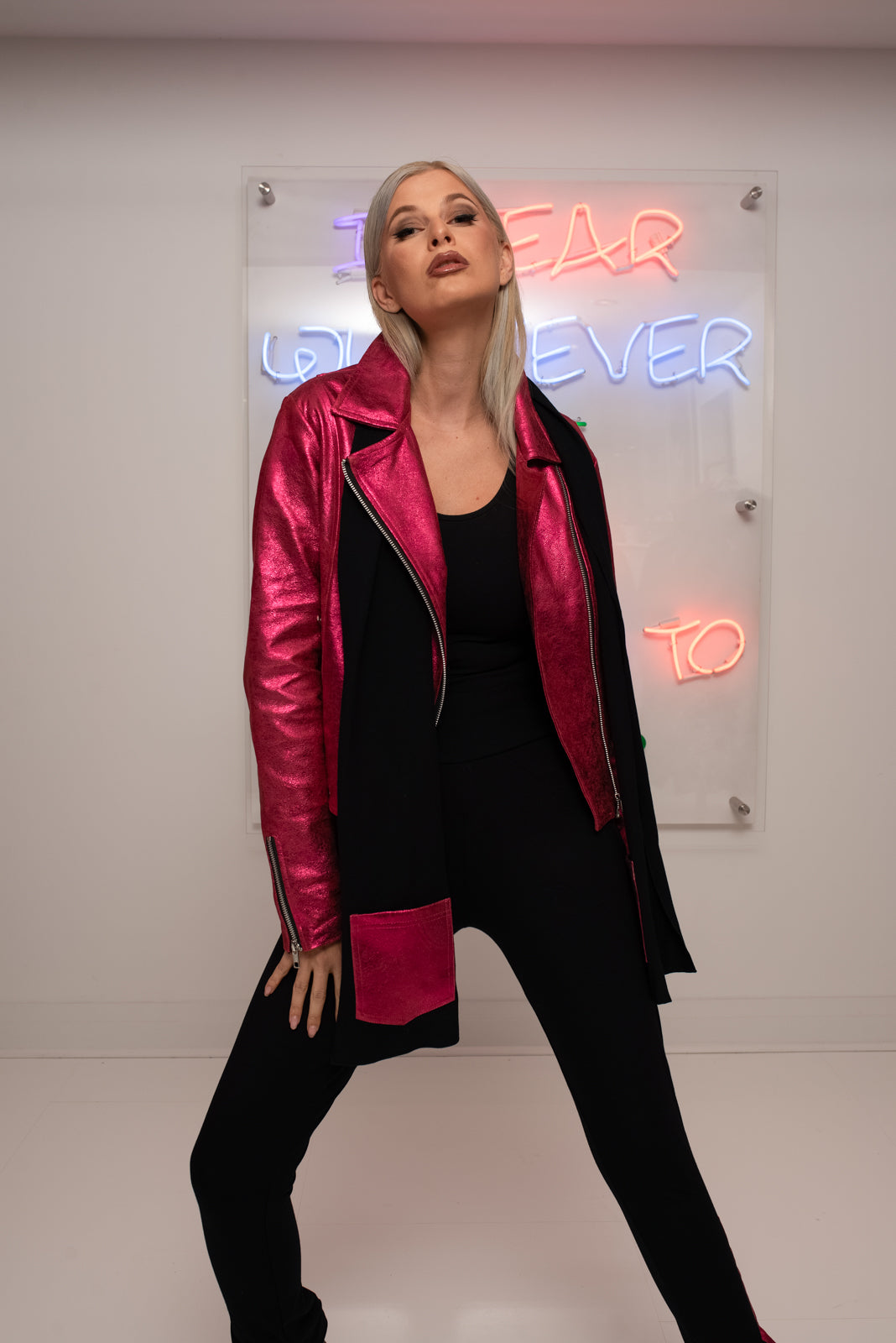 Biker Jacket Pink