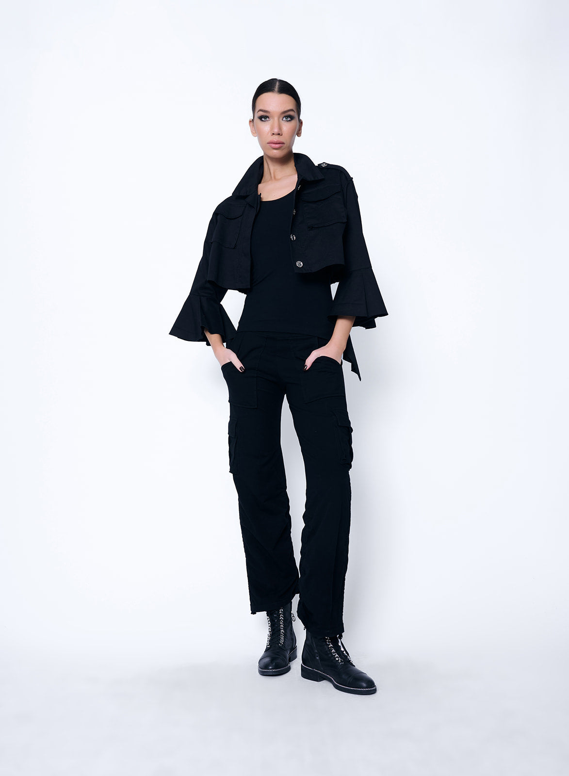 Divine Jacket Skull BW