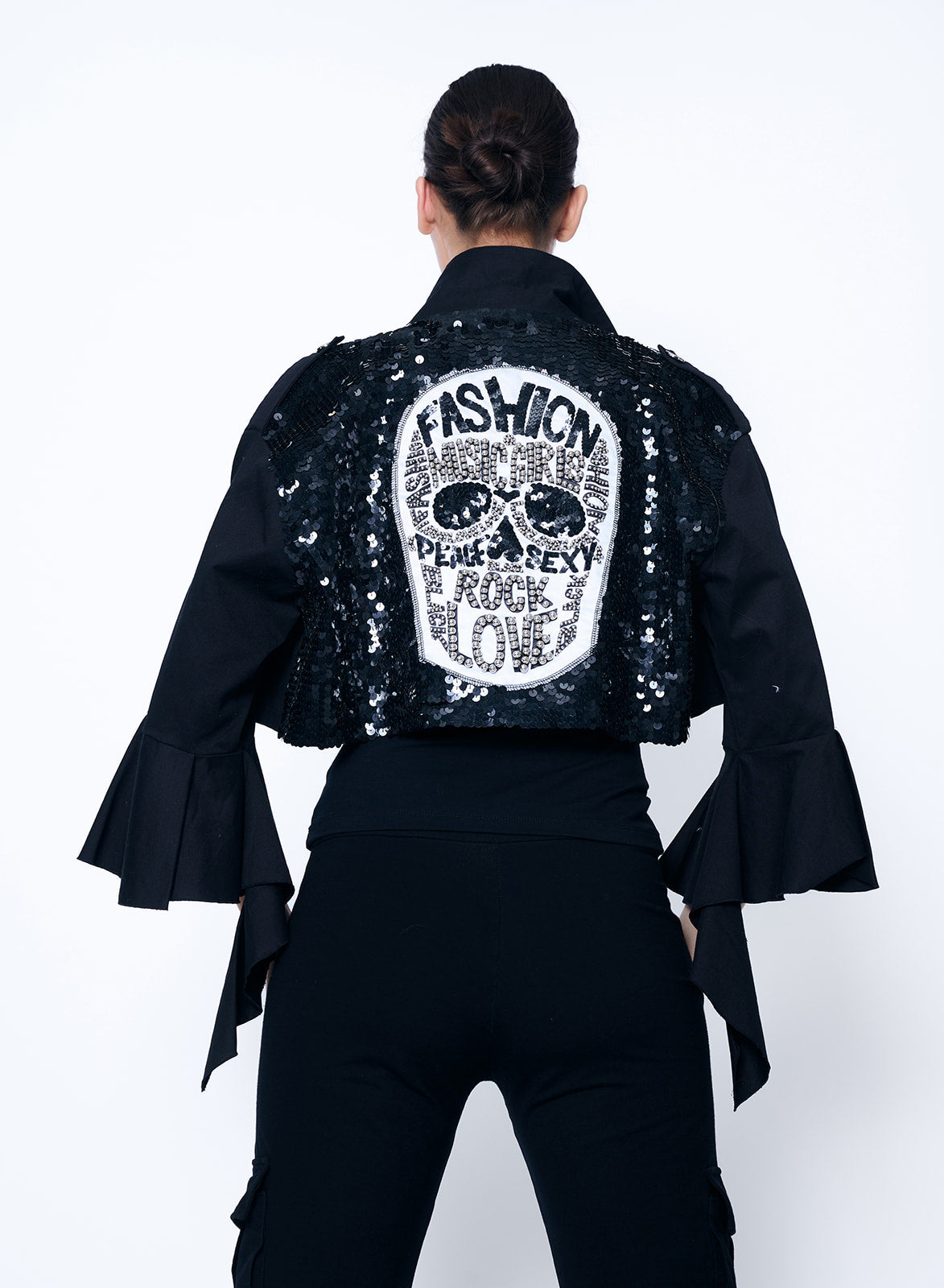 Divine Jacket Skull BW