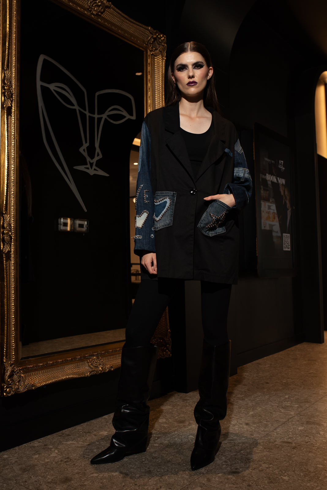 Oversized Downtown Blazer Remix Stud