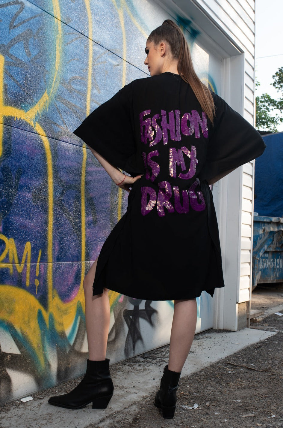 Cover Jacket Fashion is My Drug Purple