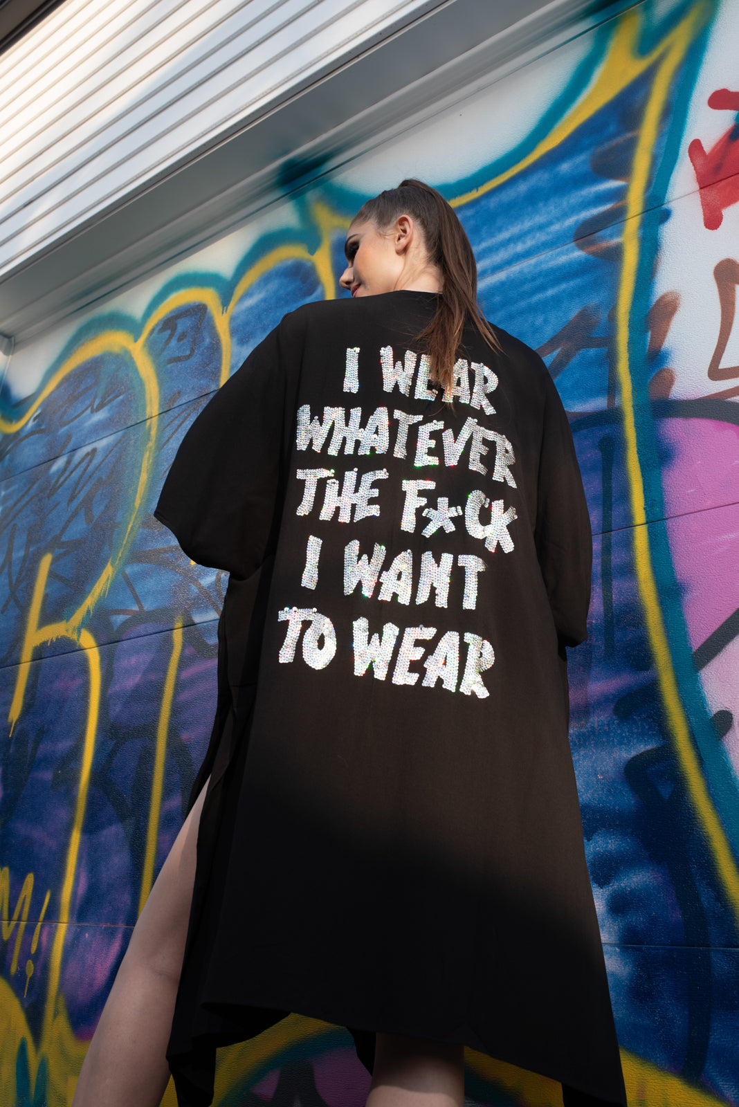 Cover Jacket I Wear Whatever Silver