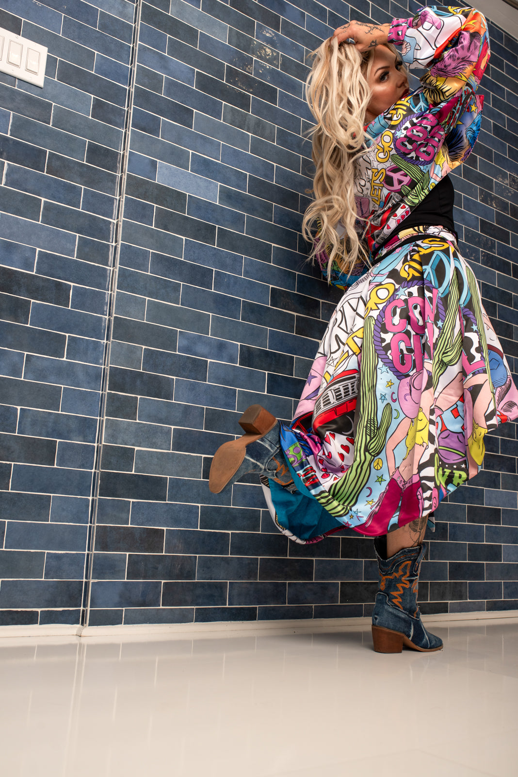 Runway Skirt Cowgirl Multi