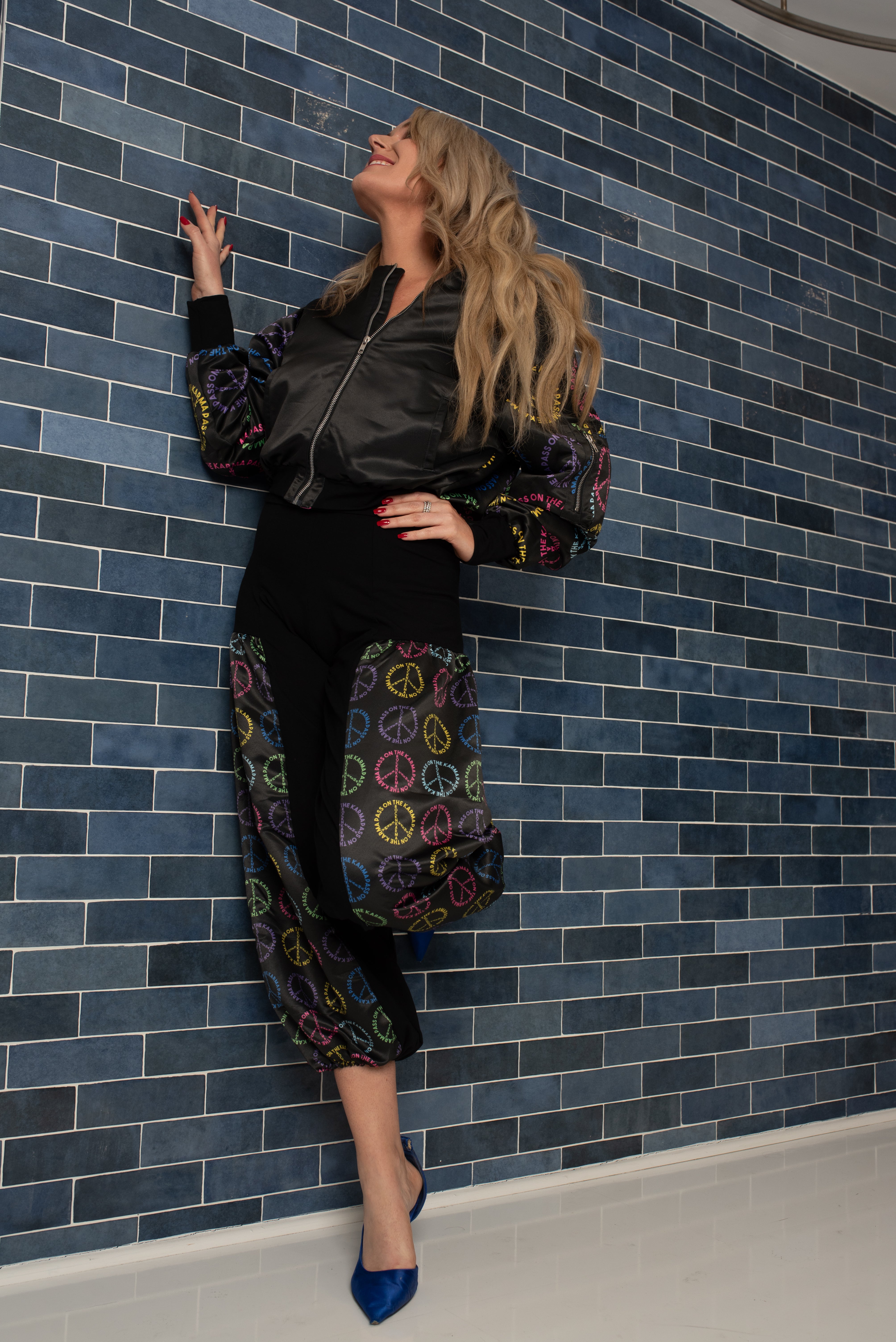 Marley Pant Pass On The Karma Satin
