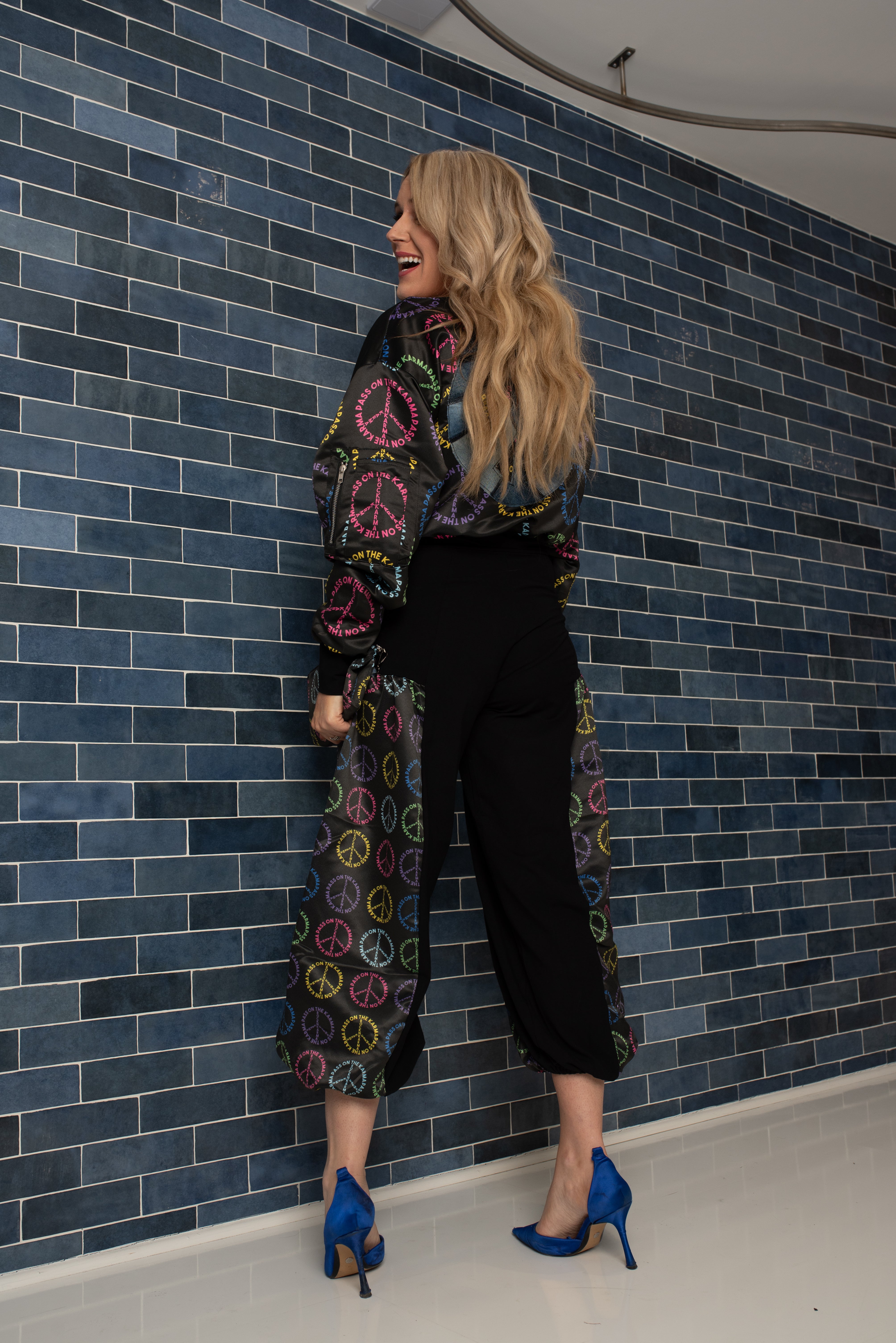 Marley Pant Pass On The Karma Satin