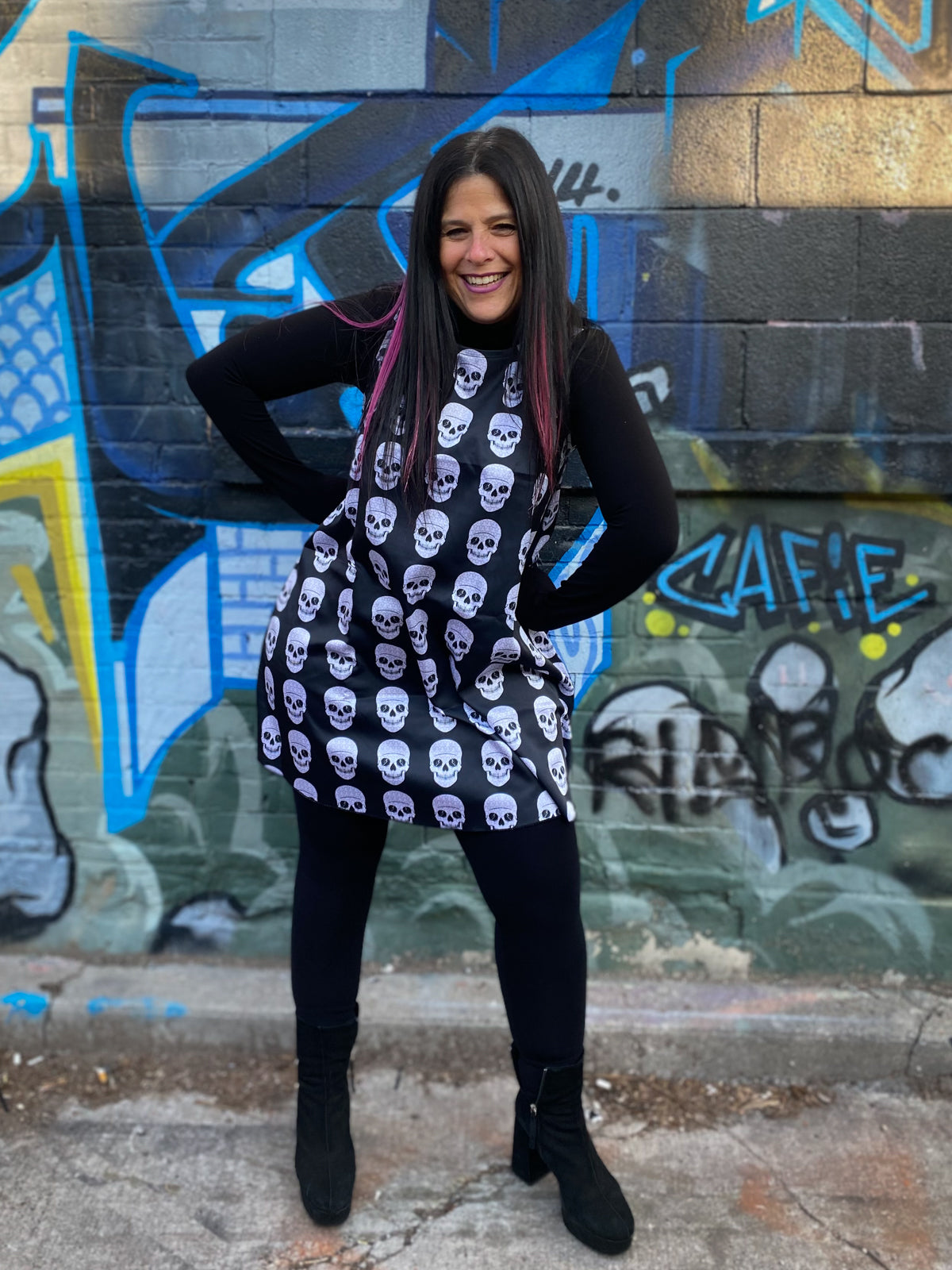 Shift Dress Star Skull