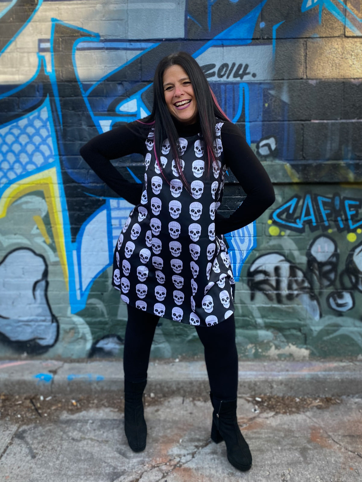 Shift Dress Star Skull