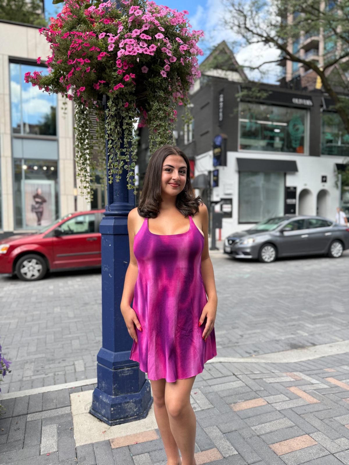 Stardust Dress Watercolour Pink