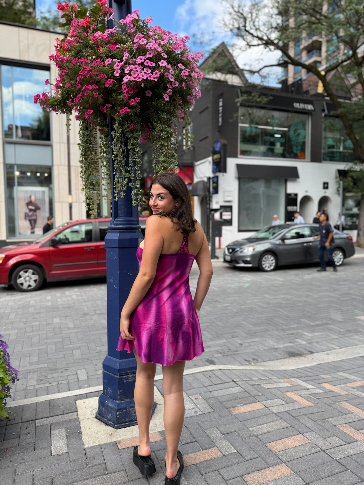 Stardust Dress Watercolour Pink