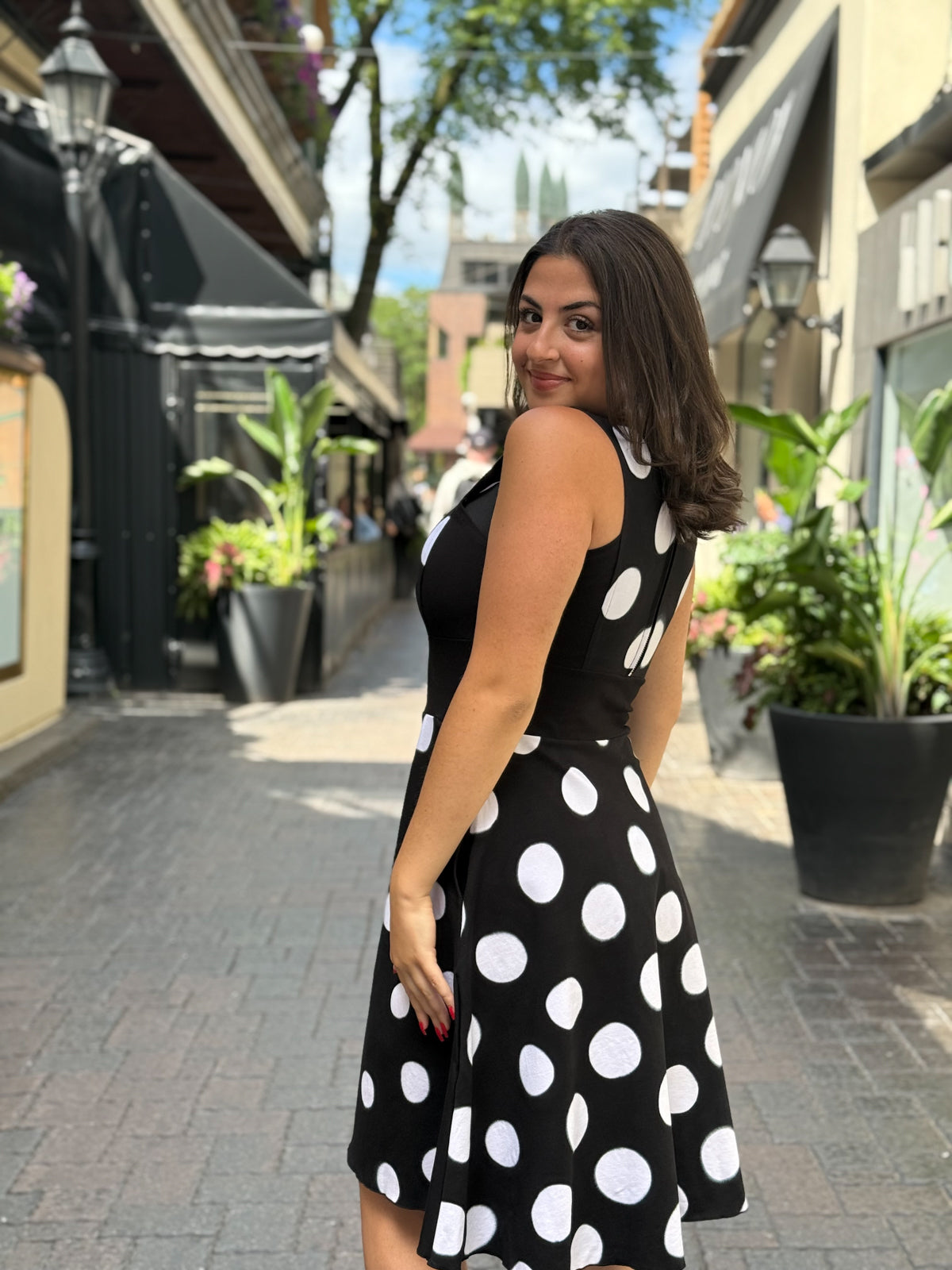 Garden Dress Polka Dots