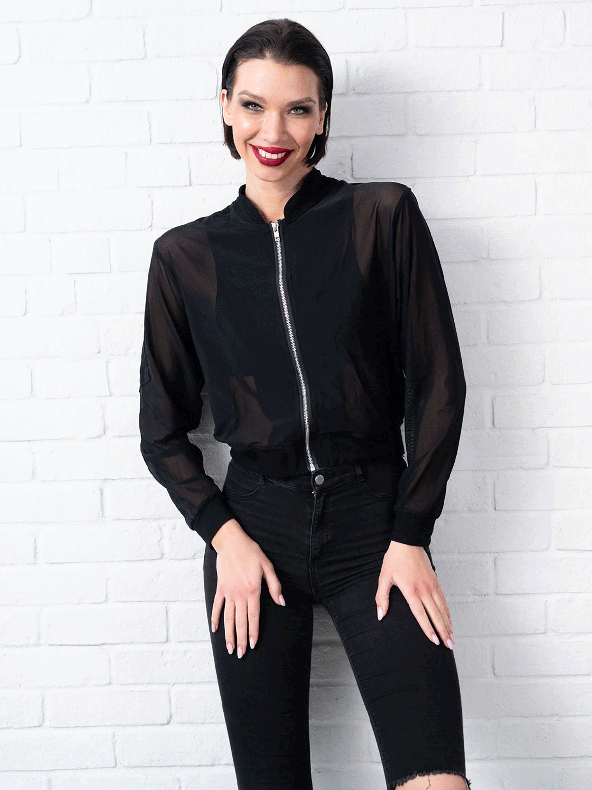 QT5020 Netting Bomber IWNSWB White Studs