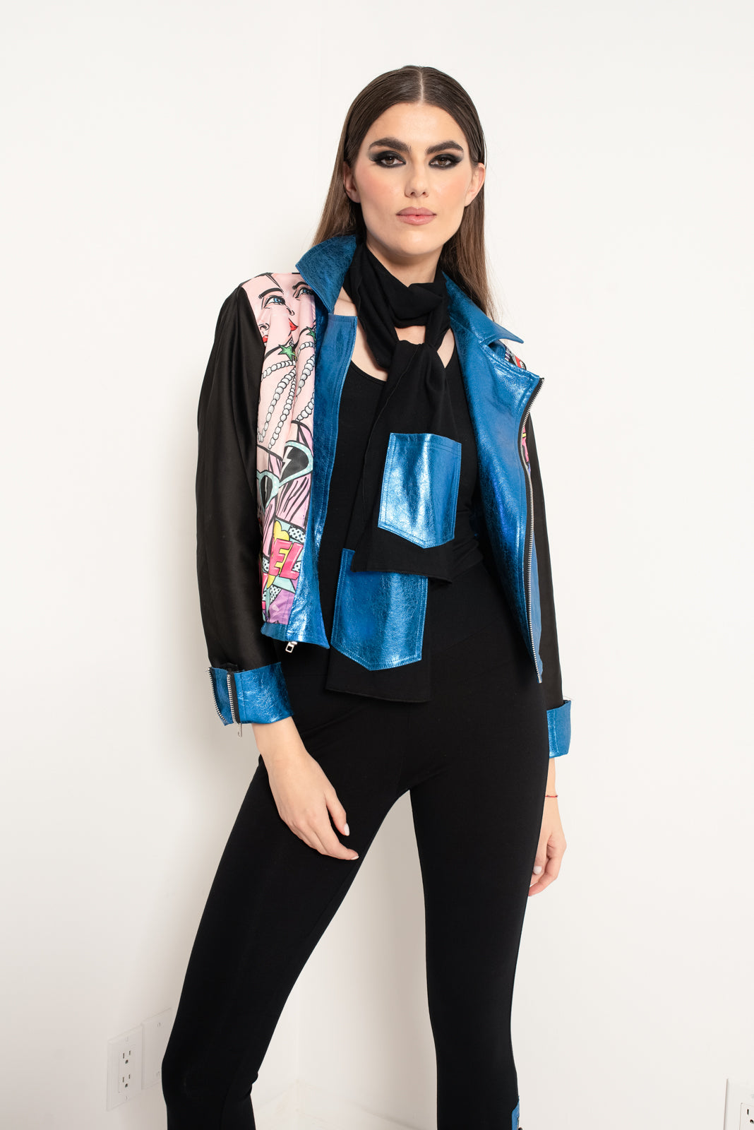 Biker Jacket Blue