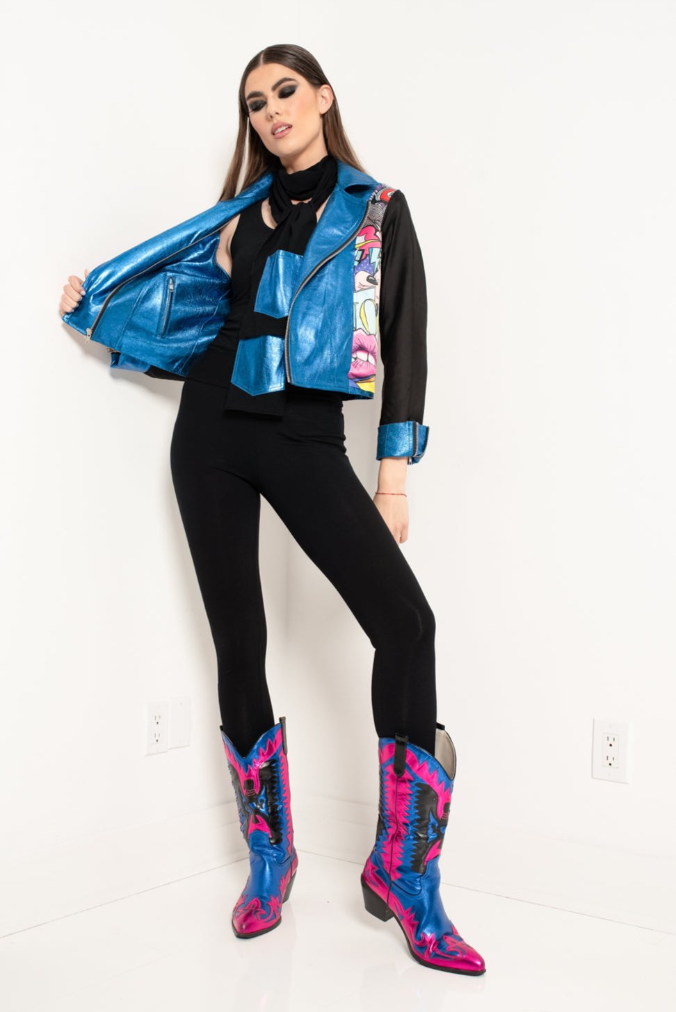 Biker Jacket Blue