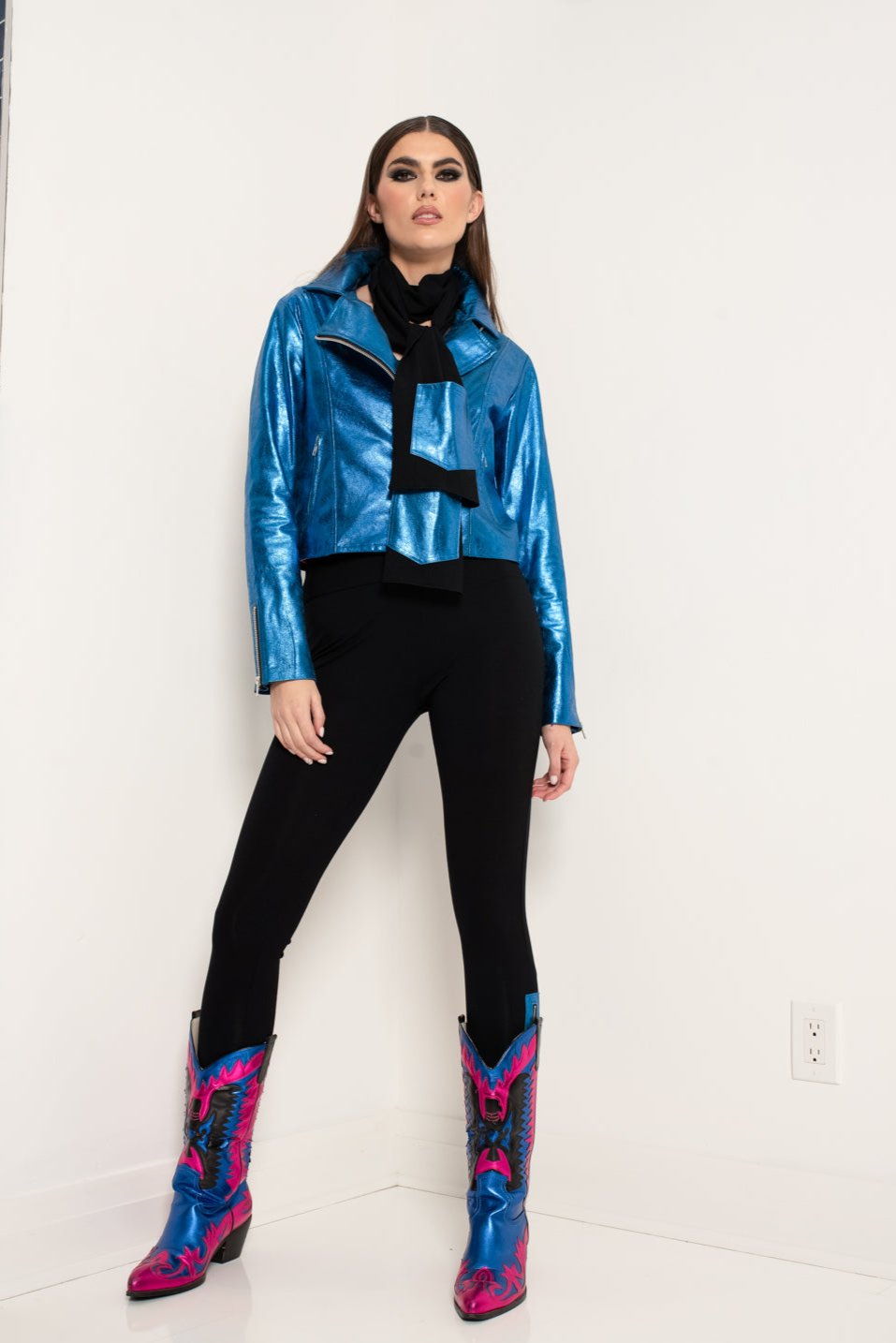 Biker Jacket Blue