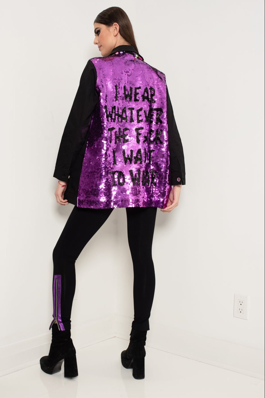 Couture Jacket I Wear Purple