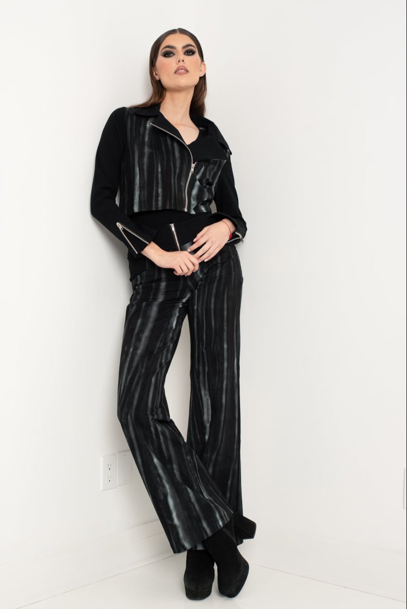 Mini Biker Jacket Night Black