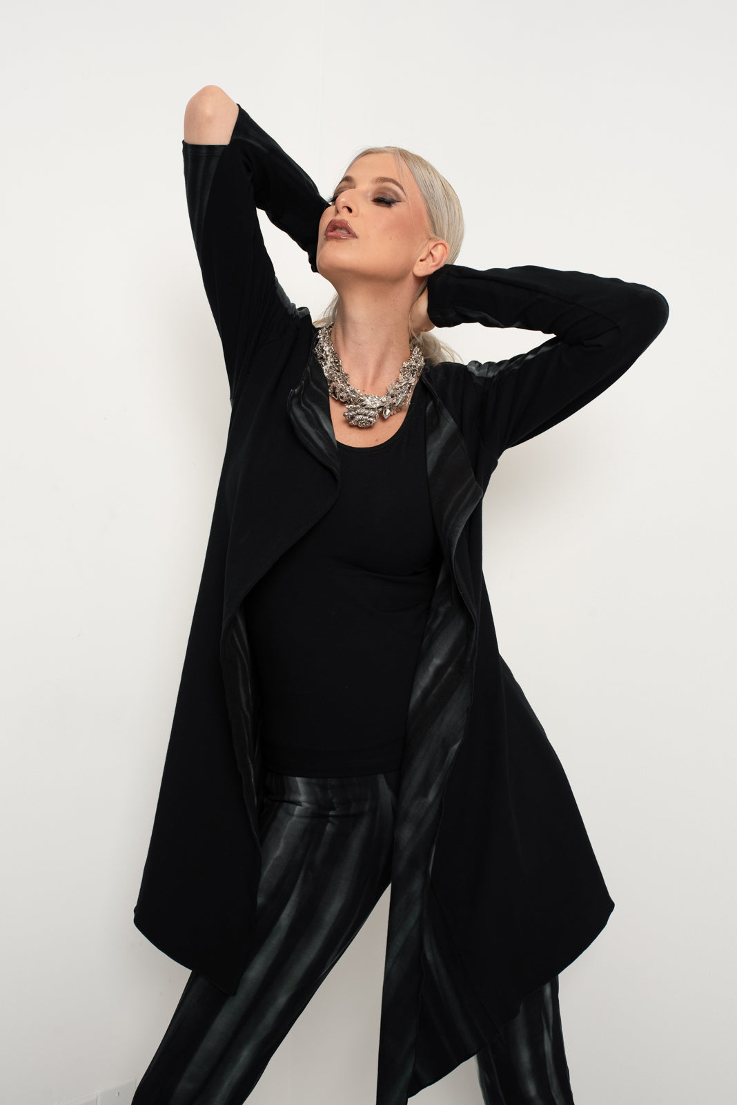 Slit Jacket Night Black