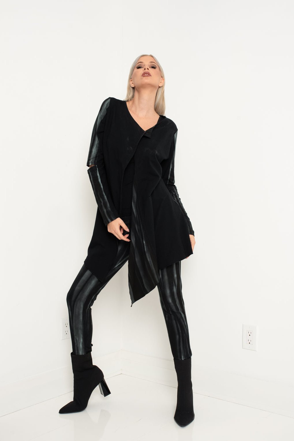 Slit Jacket Night Black