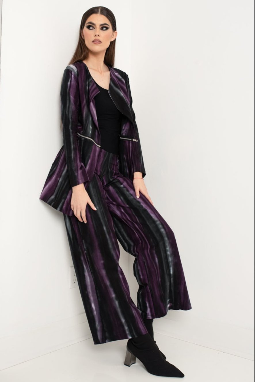 Split Jacket Night Purple