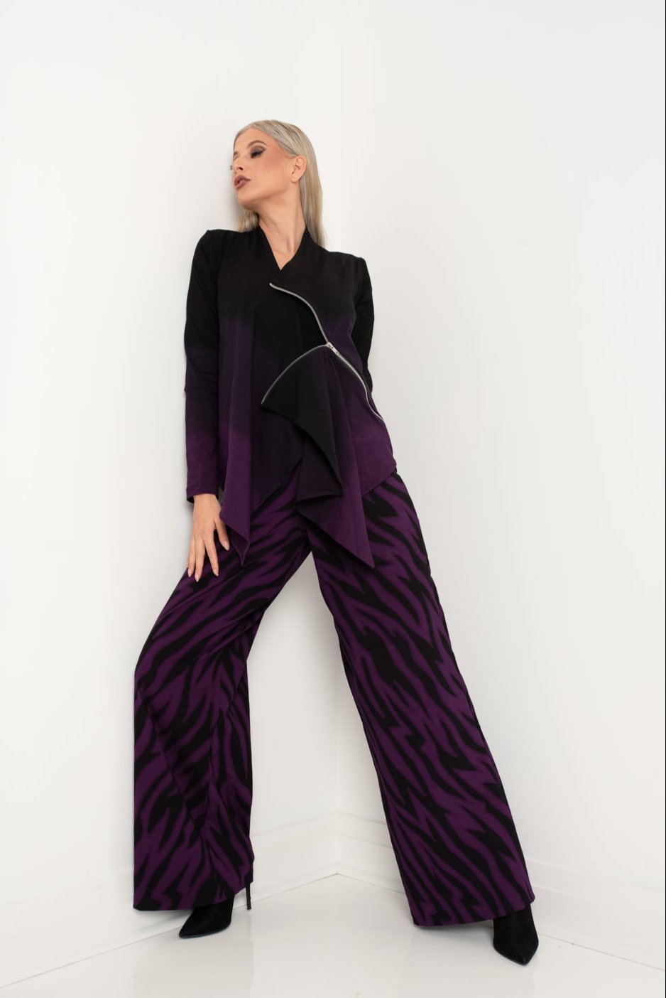 Concert Jacket Watercolour Purple