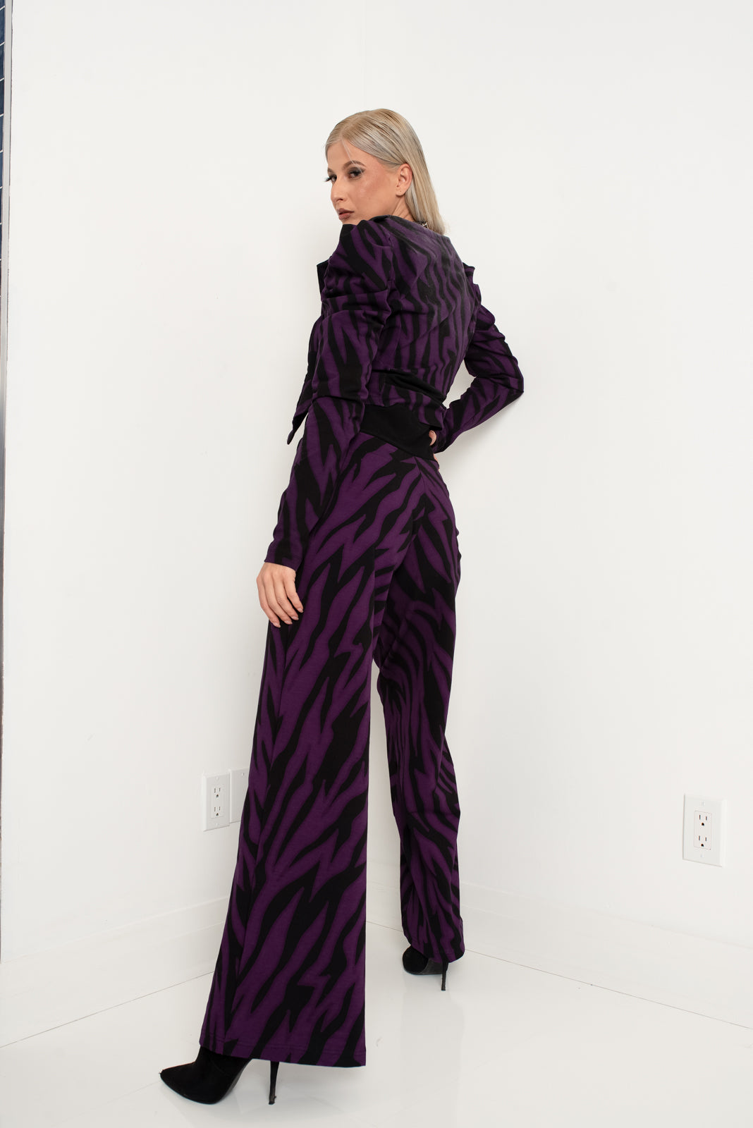 World Pant Zebra Purple