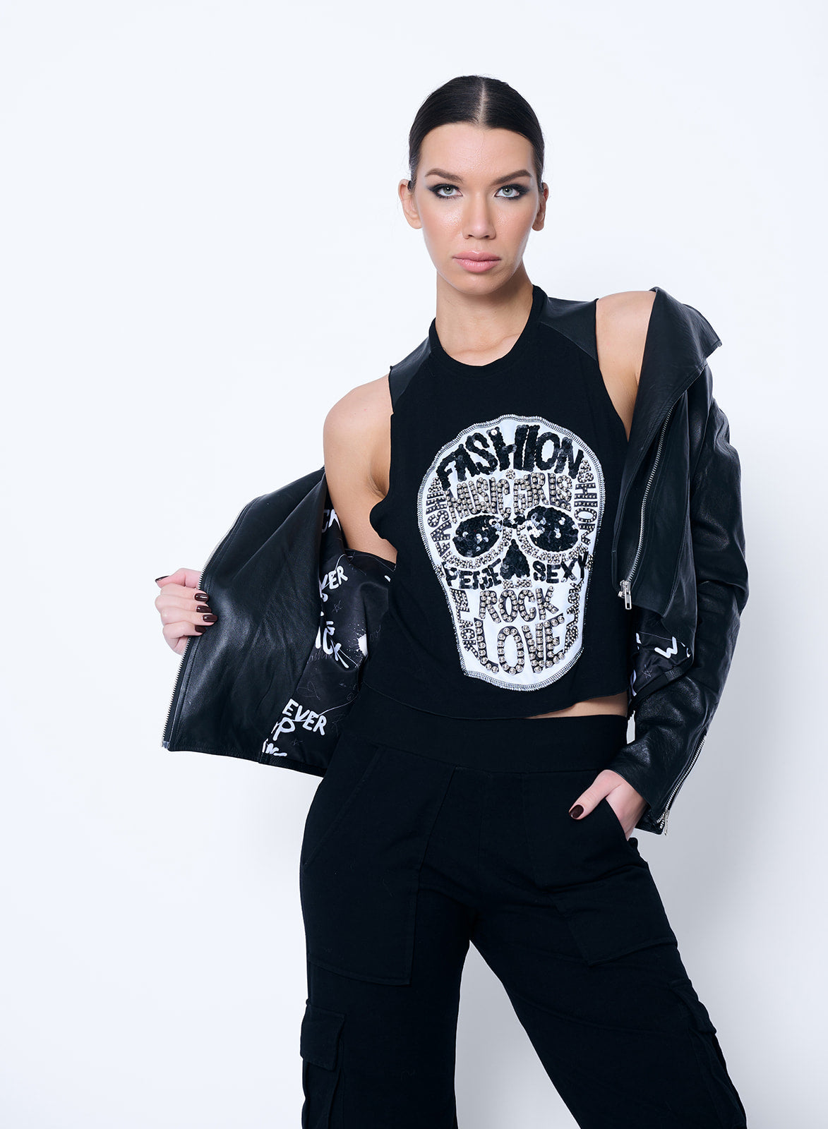 5053 Biker Jacket IWNSWB Studs